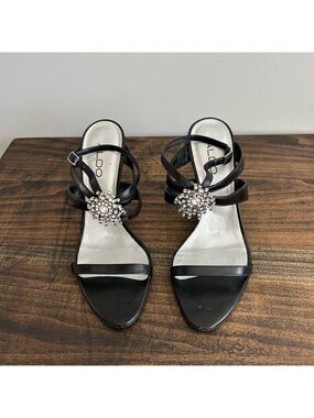 ALDO Marie- Cecile Embellished Heel Sandals, Size 38.